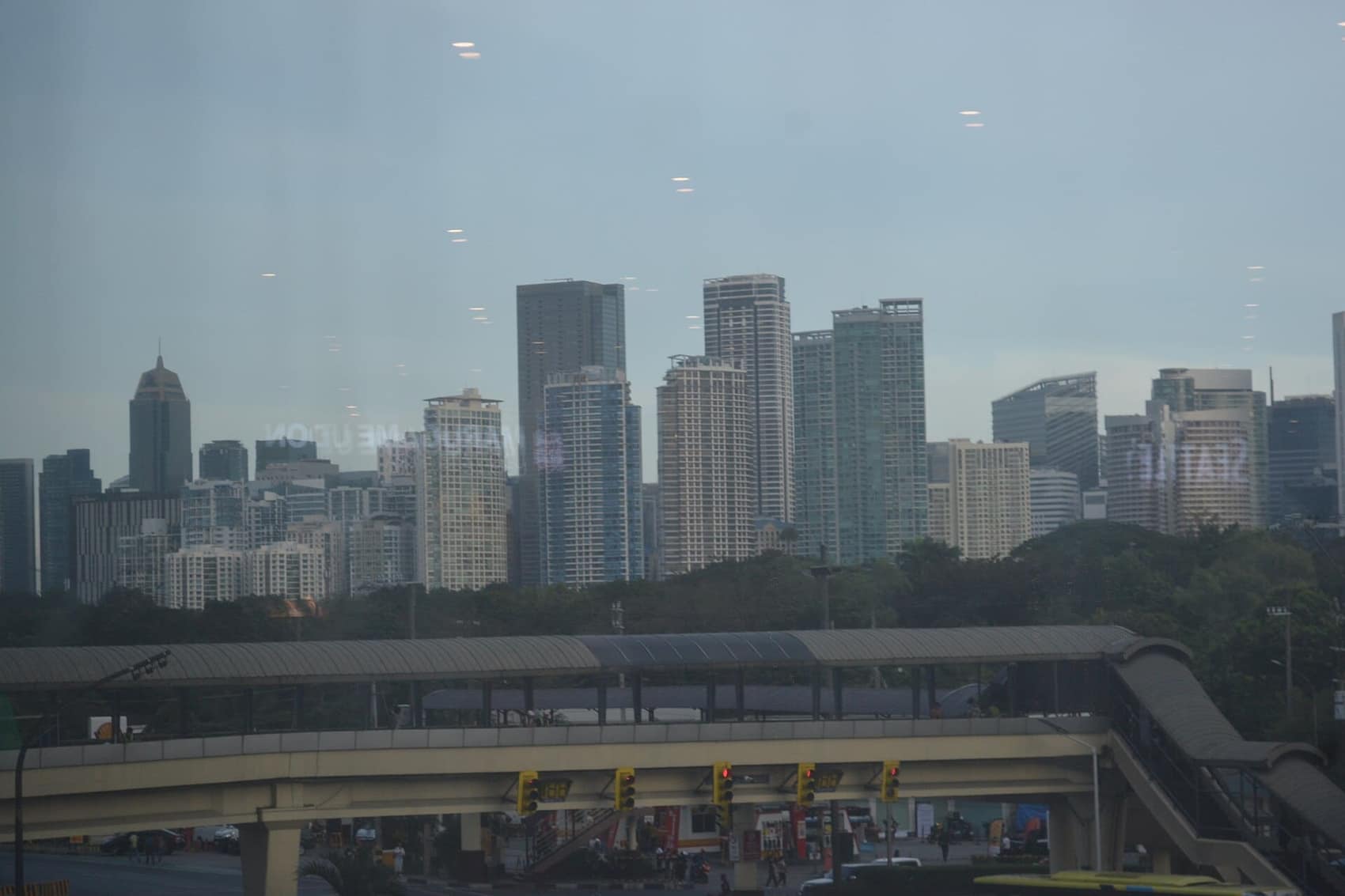 The BGC skyline seen across the district's low-rise edge