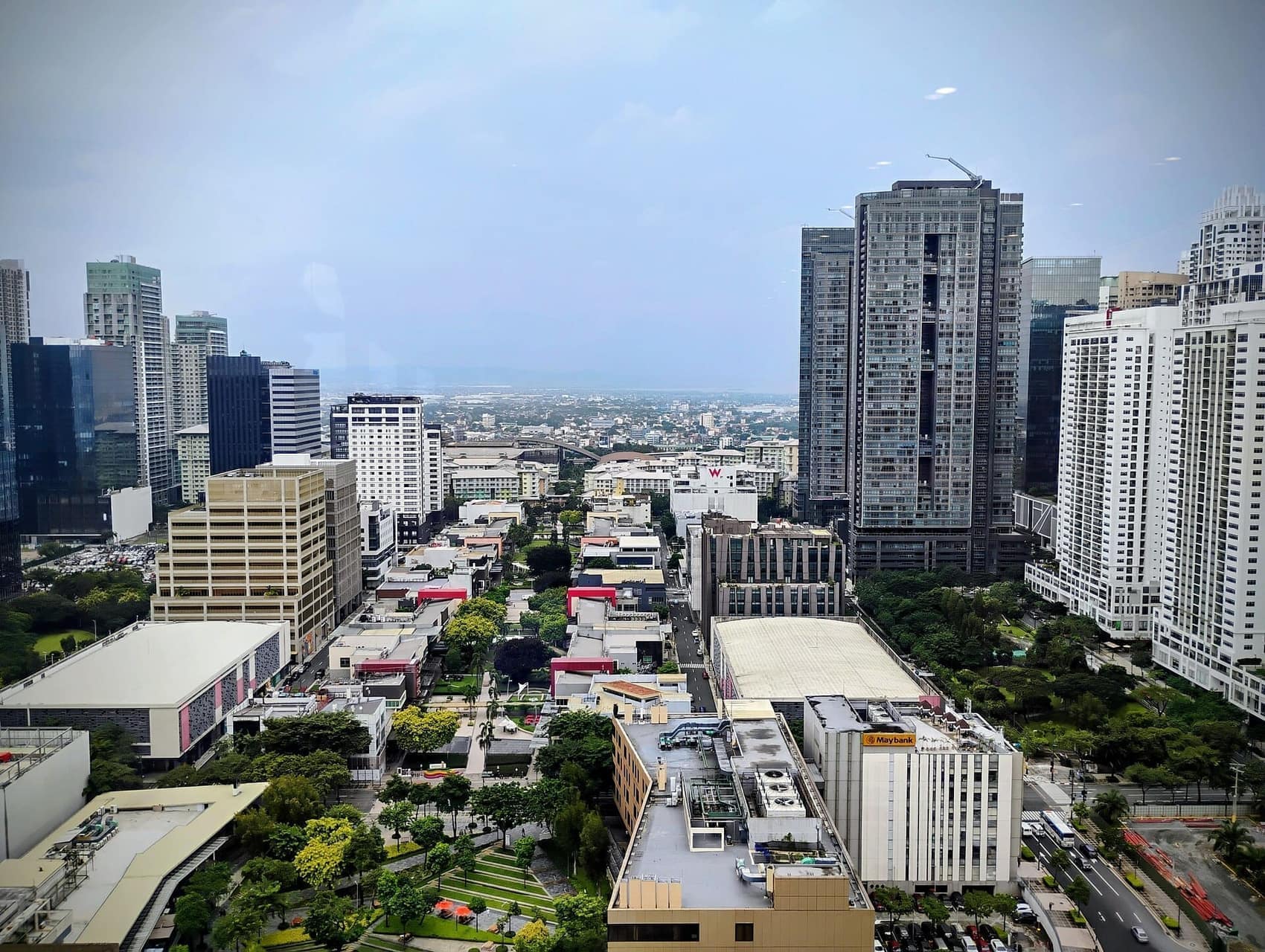 Looking east over BGC from the PSE Tower