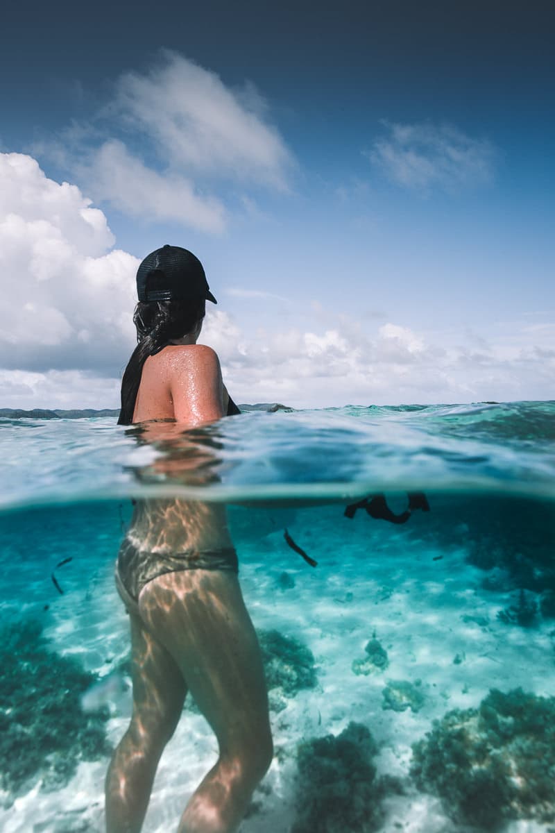 Over-under: snorkelling the reef shallows off the boat