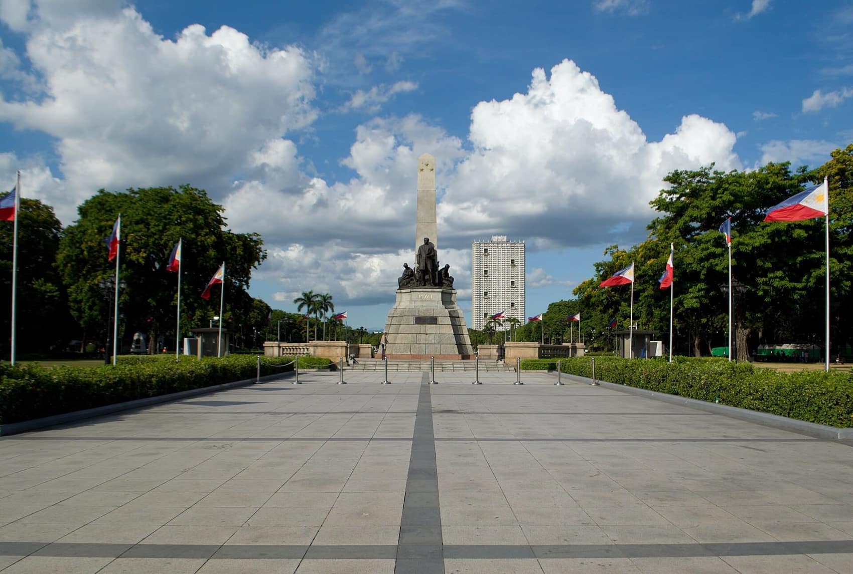 The Rizal Monument at Rizal Park, where the national hero was executed in 1896