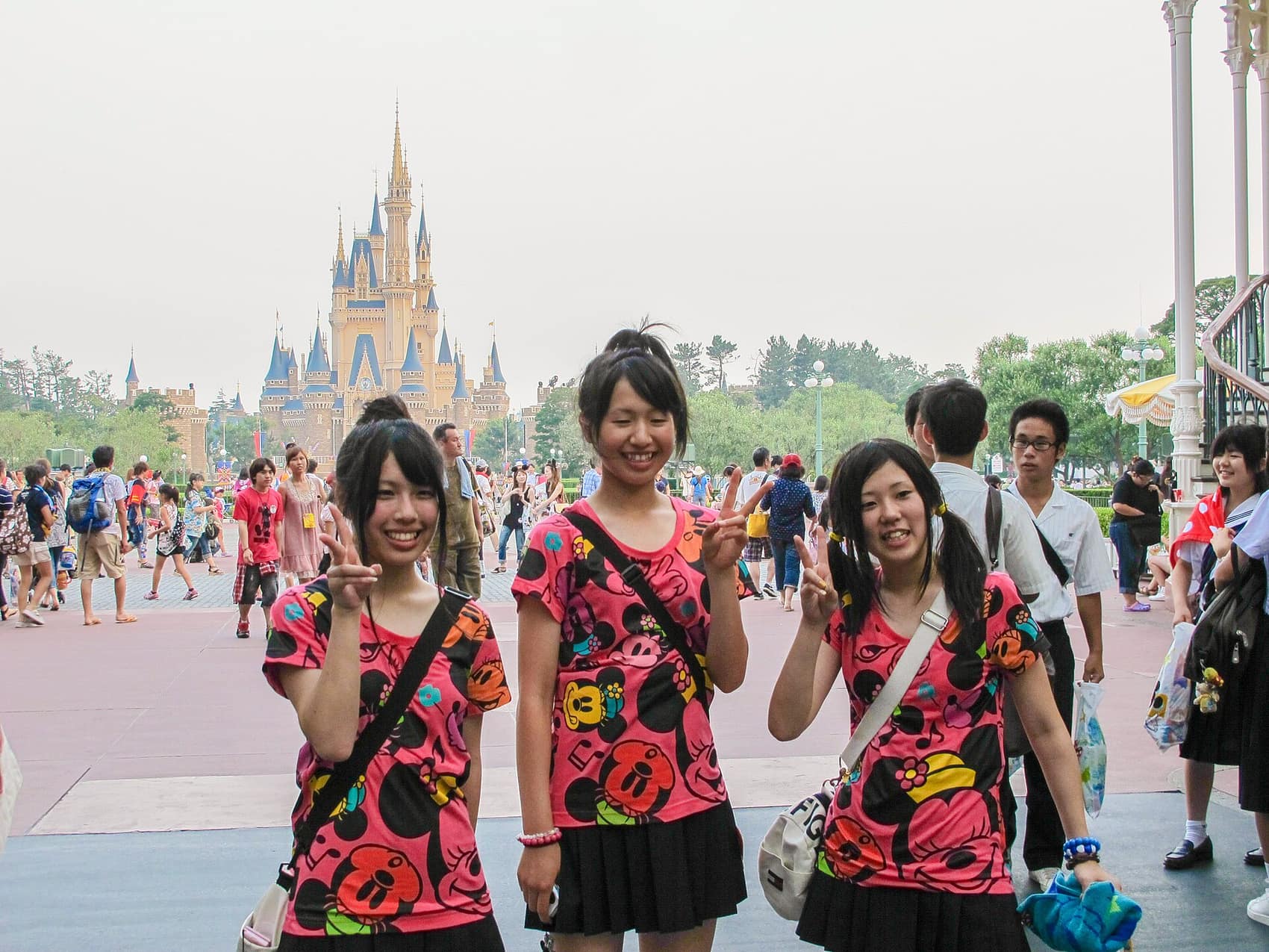 The entrance plaza at Tokyo Disneyland