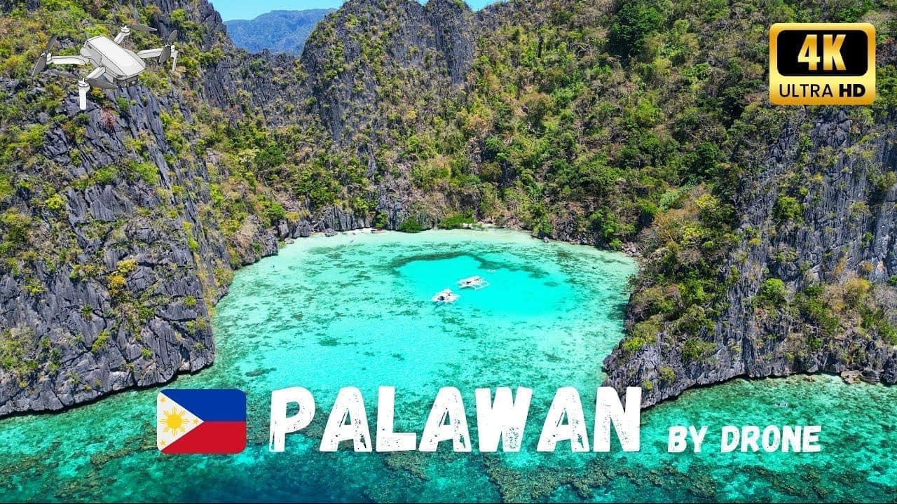 EL NIDO & CORON Palawan Philippines by Drone in 2023 - 4K Aerial Footage