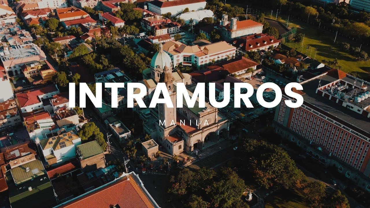 Intramuros, Manila - Aerial Tour - 4K Drone Film